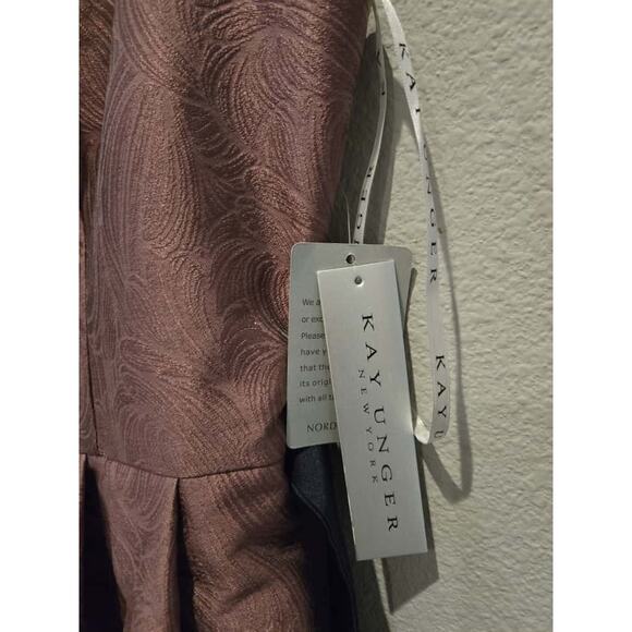 Kay Unger Women's Hazel 14 Multicolor Purple and Blue Walk Thru Jumpsuit - Picture 4 of 11